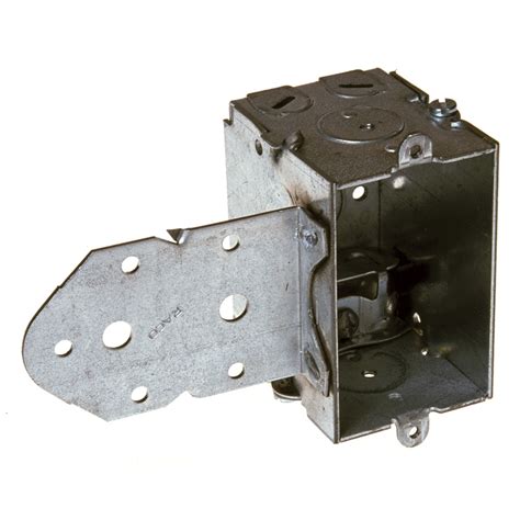 new work single gang metal switch box|extra large single gang box.